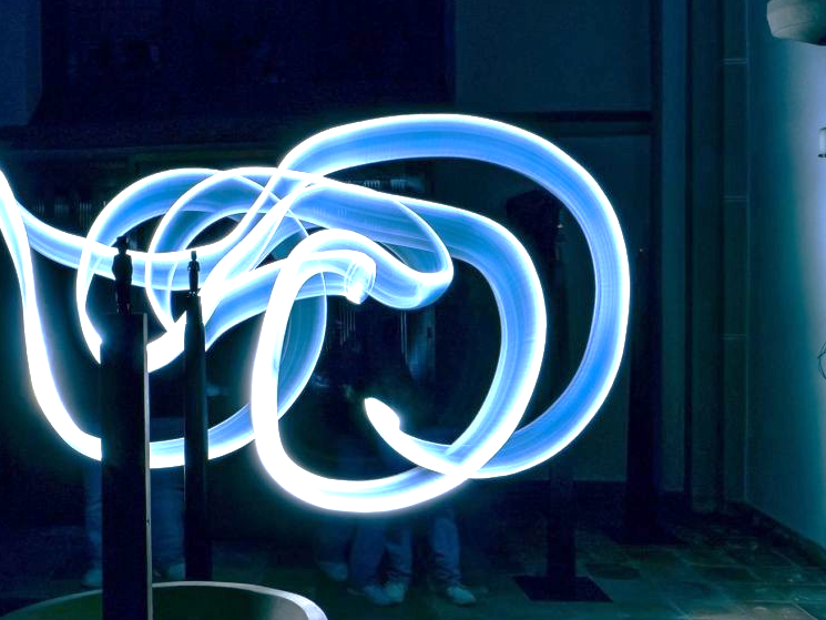 Lichtschlange trifft Könige