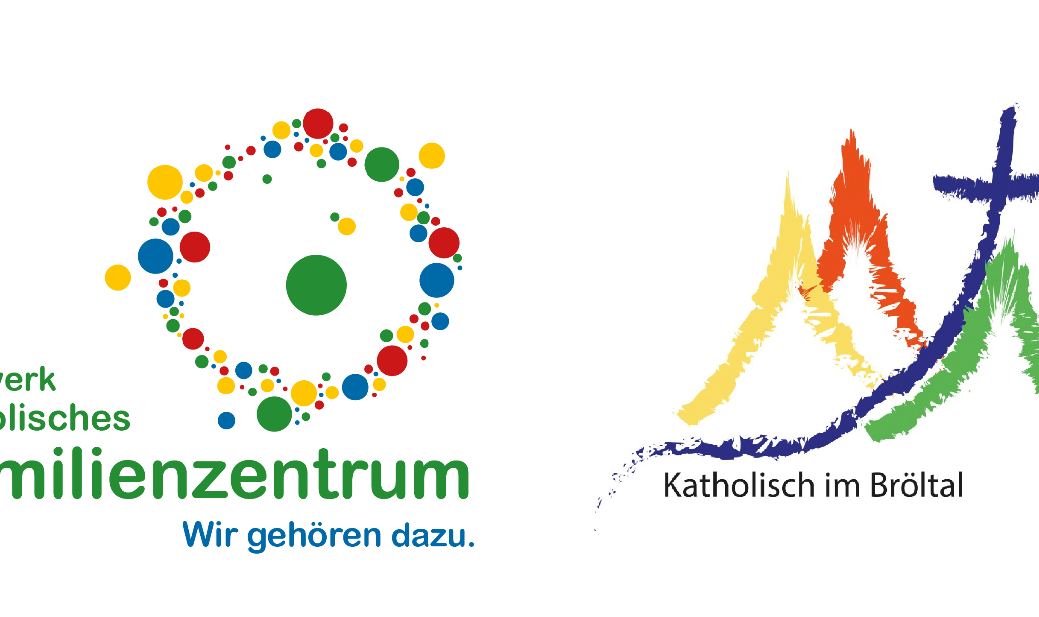Katholisches Familienzentrum Bröltal und Katholisch im Bröltal (Kombination von zwei Logos)