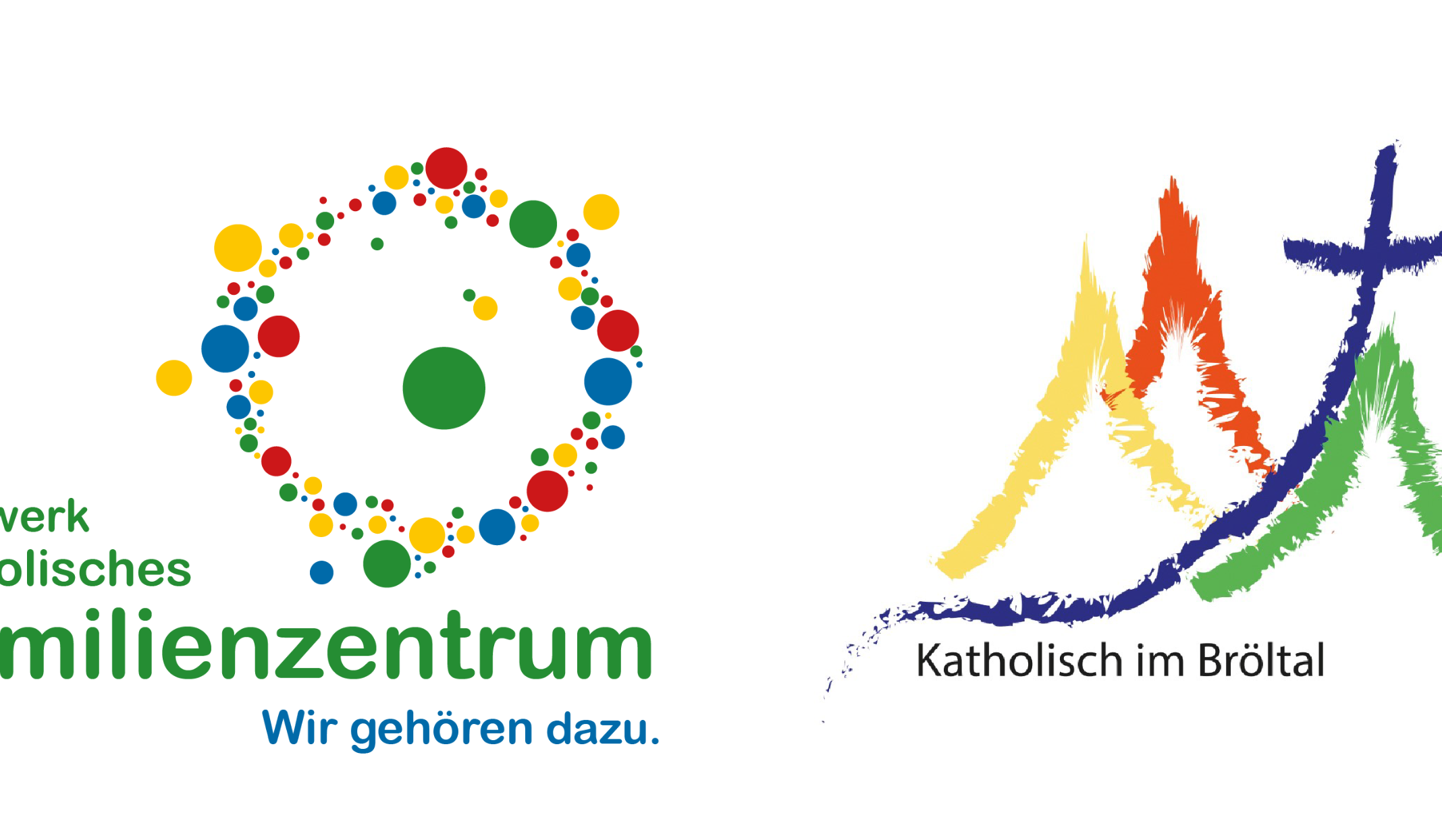Katholisches Familienzentrum Bröltal und Katholisch im Bröltal (Kombination von zwei Logos)