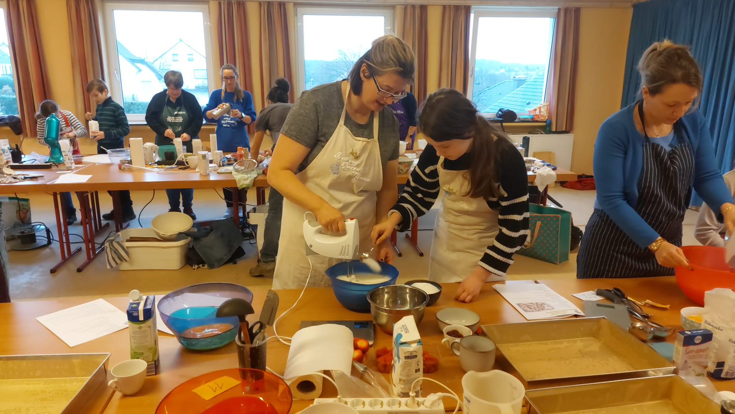 Backaktion in der Gemeinde